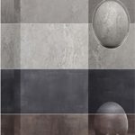 Material (seamless) – coating, stone, plaster set 54