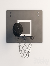 SPANST Basketball hoop and ball (IKEA)