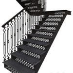 Cast-iron staircase