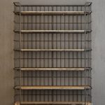 Circa 1900 Caged Baker's Rack Wide Single Shelving