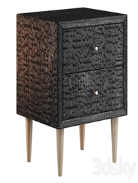 Charcoal wood cabinet