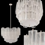 Midcentury Murano Glass Chandelier by Barovier & Toso
