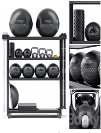 Stylish fitness set from Technogym SKILLTOOLS Kit. Sport equipment