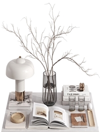 Decorative set with Giovanni Table Lamp
