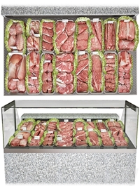 Meat showcase