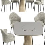 Dining table Wooddi Kahli and chair Lavsit Andy