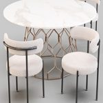 Dining Set: CB2 (Circuit Table and Inesse Chair)