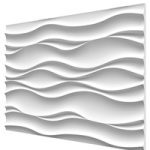 Plaster 3d panel “Wave Atlantic”
