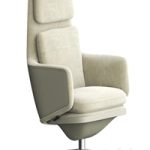 GRAND RELAX Fabric armchair By Vitra