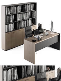Office Furniture - Manager Set 09