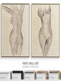 Abstract Woman Figure Wall Art P-562