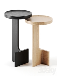 beam side table by Ariake