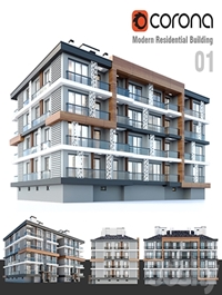Modern Residential Building 01