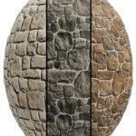 FB355 stone Facade coverings, Java | 3MAT | PBR | Seamless