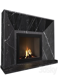 Marble Fireplace in Art Deco style. Marble Fireplace modern ArtDeco