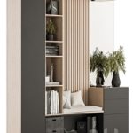 Hallway 17 – Black and Wood Set