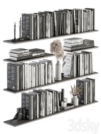 Decorative Set on Shelves and Decor objects - Set 07