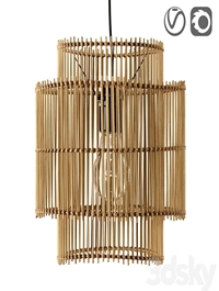 Haya bamboo lampshade