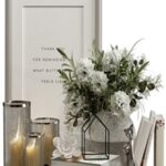 Decorative set with candles Decorative set with candles