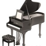 Grand Piano with Stool and Notes