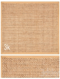 Carpet set 48 - Square Braided Jute / 3K