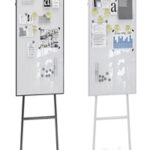 Lintex One Whiteboards with a black or white stand