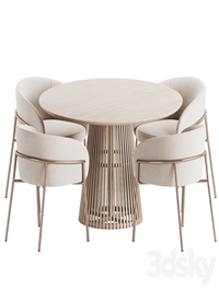 Rimo Chair Jeanette Table Dining Set