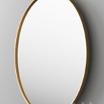 DDL FORMA Round framed wall-mounted mirror by DDL Mirror set