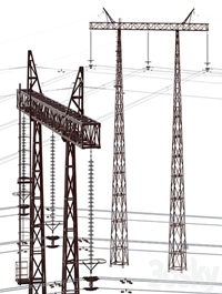 Transmission tower 500 kV