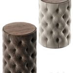 Grace Round Tufted Ottoman