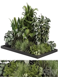 Outdoor Garden Set Bush and Tree - Garden Set 1030