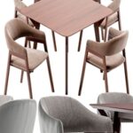 Angel Cerda dining chair and Terong table