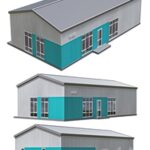 Sandwich panel building