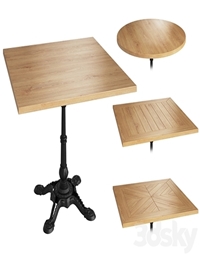 One leg loft table