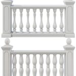 Balustrade classic set 4