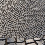 Material of radial paving slabs 01