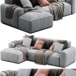 Arflex Marechiaro Sofa Chaise Longue