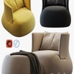 Fat-sofa armchair by B&b Italia