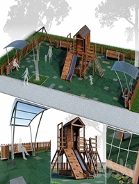 Children playground "Forest House". Playground