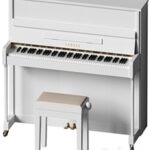 Yamaha b2 PE White – piano with bench