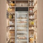 Pantry with spices, kitchen utensils