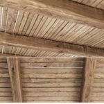 Wooden Ceiling V4 / Straight wooden ceiling