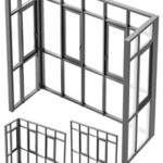 Balcony panoramic glazing