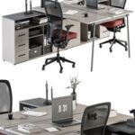 employee Set – Office Furniture 244