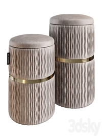 Set of two ottomans Verona MY iNTERNO