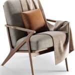 Cavett Wood Frame Accent Chair