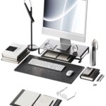 Decor for the workplace with a set of Apple equipment