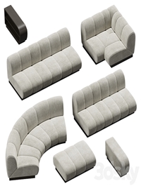 Collection of sofas Biscuit Sectional from Vladimir Kagan