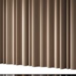 434 wall composition 15 wave fluted wood Reeded Panels 02