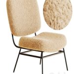 ZARA HOME FAUX SHEARLING CHAIR